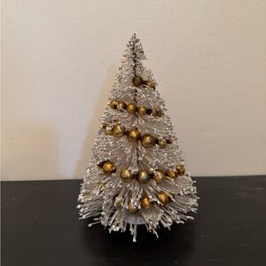 Festive Gold and Silver Holiday Tree